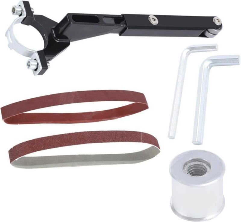 Bandschleifer Halterungen Winkelschleifer Modifizierte Sandbandmaschine für 100 Winkelschleifer für Holz/Metallschleifer...