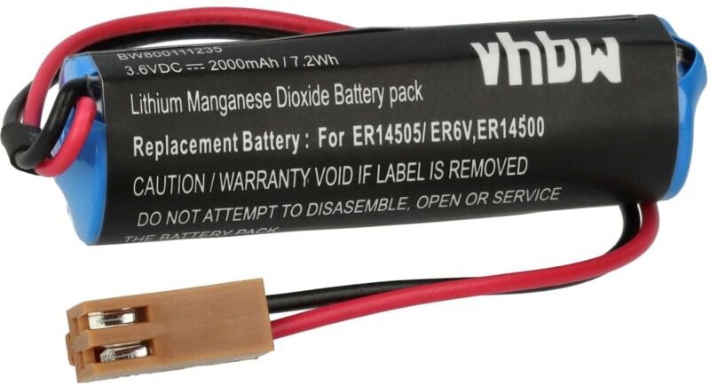 Vhbw - Akku kompatibel mit Mitsubishi ER6V C4 Messgerät (2000mAh, 3,6V, Li-Ion)