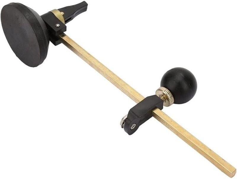 Kreisförmiger Glasschneider, 6-rädriger runder Glasschneider mit Saugnapf, rundem Knopfgriff und Saugnapf, Fliesenschnei...