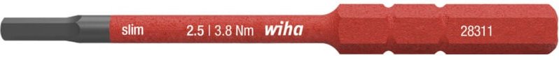Bit slimBit electric Sechskant 2,5 mm x 75 mm (37224) - Wiha