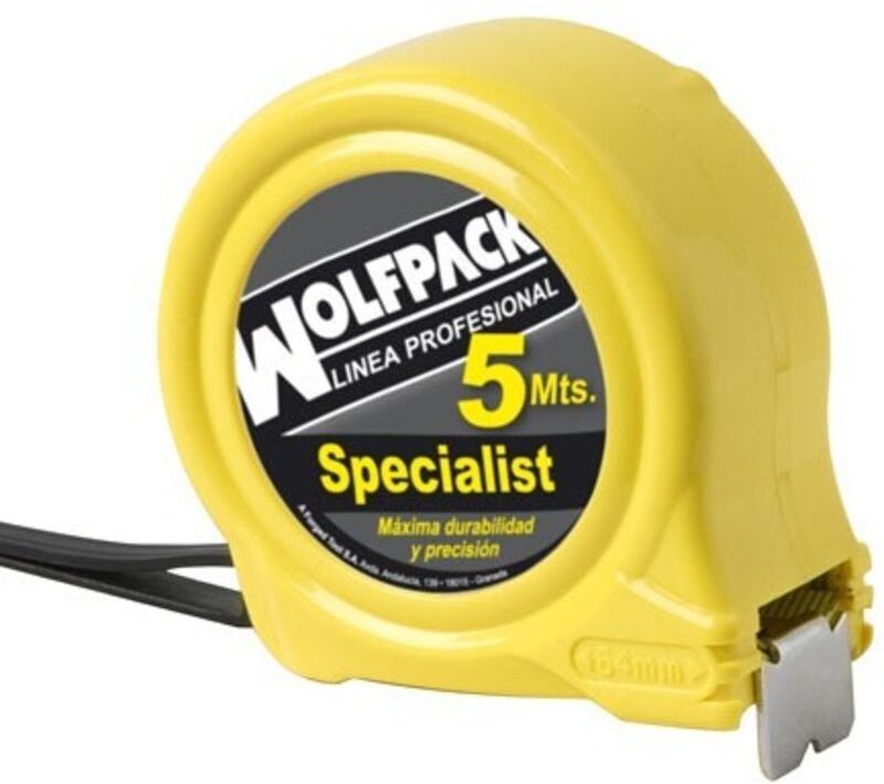 Spezial-Flexometer mit Bremse 5 Meter/19 mm.