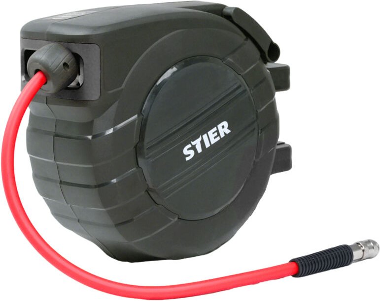 STIER Schlauchtrommel Auto-Stopp 15m