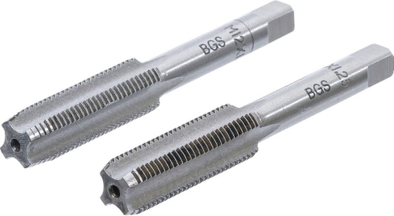 BGS - Gewindebohrer Vor- und Fertigschneider M12 x 1,25 2-tlg. - 1900-M12X1.25-B