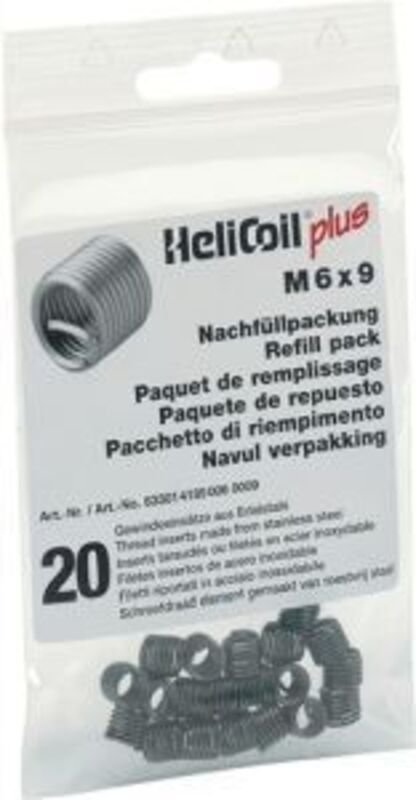 Helicoil PLUS Gewindeeinsatz-Set, 10- bzw. 20-teilig, 2 x D, Gewindeart/-größe: M5 20 Stk