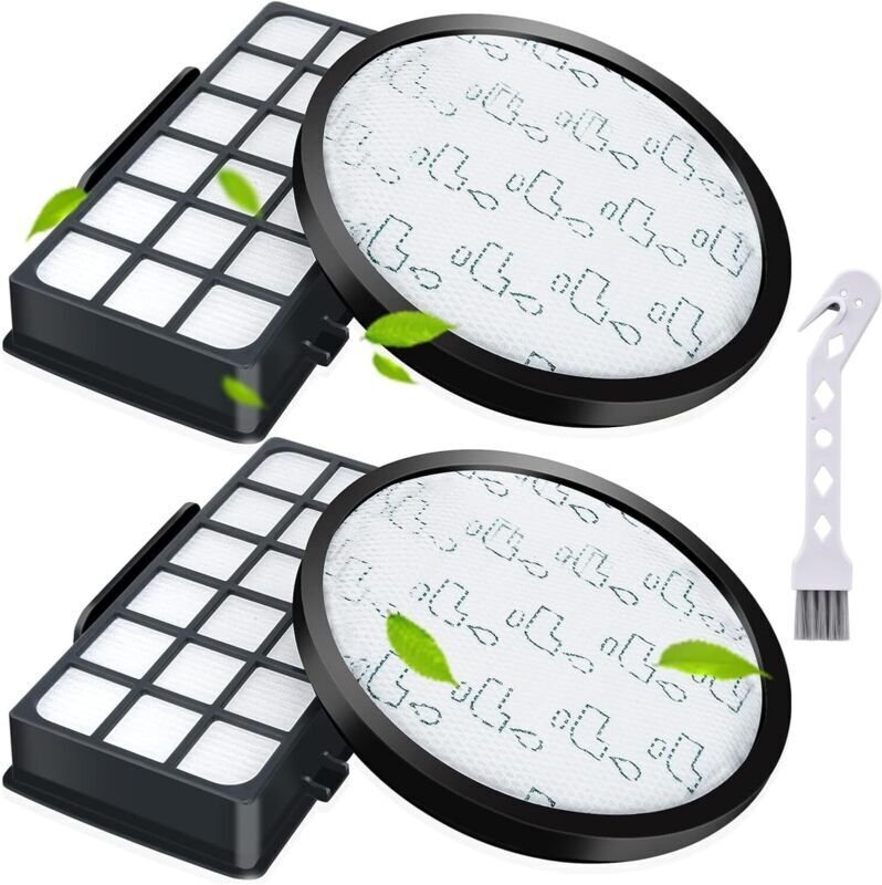 2er-Pack Filter für Rowenta X-Trem Power Cyclonic RO69xx RO72xx ZR006001 – Staubsaugerfilter für Rowenta Silence Force C...