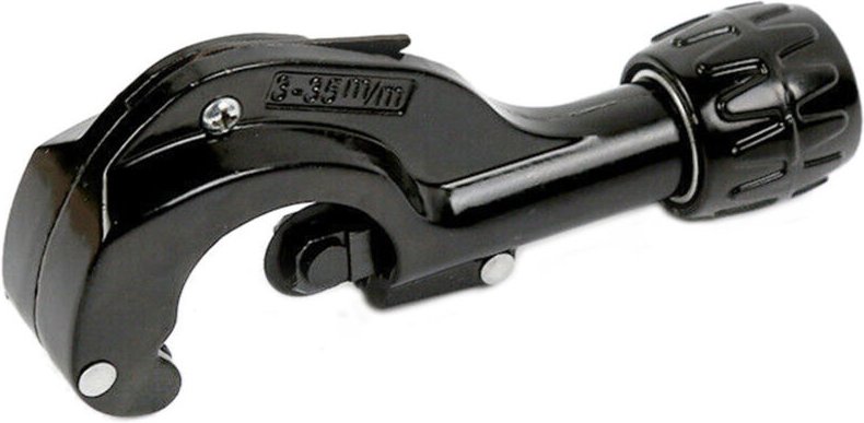 Rohrabschneider mit Entgratklinge für Rohre mit Ø 3–35 mm / 1/8" – 1 3/8" aus Kupfer, Messing, Leichtmetall und Hart-PVC