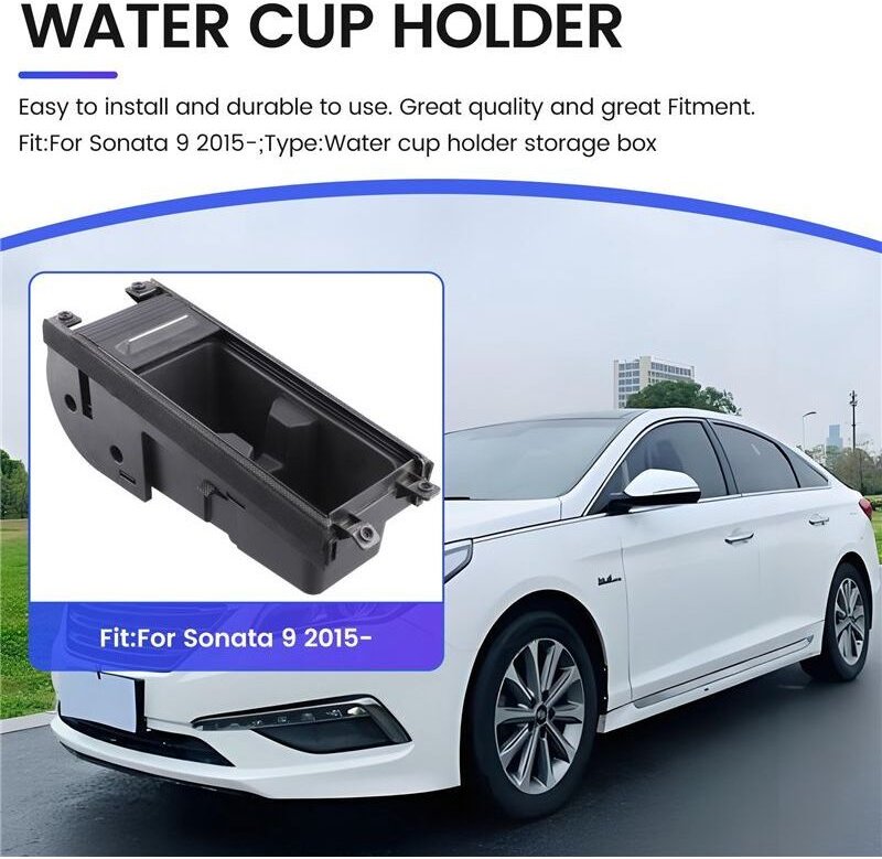 Auto-Mittelkonsole, Getränkehalter, Aufbewahrungsbox, Getränkehalter für Sonata 9 2015-