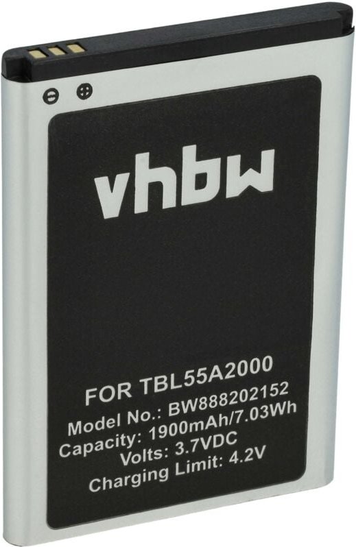 Vhbw - Akku Ersatz für TP-Link TBL55A2000, TBL-55A1800 für Router Modem Hotspots (1900 mAh, 3,7 v, Li-Polymer)