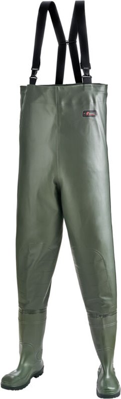 Gr .46 NORWAY - WATHOSE PREMIUM OLIVGRÜN grün CHEST-WADERS NORWAY