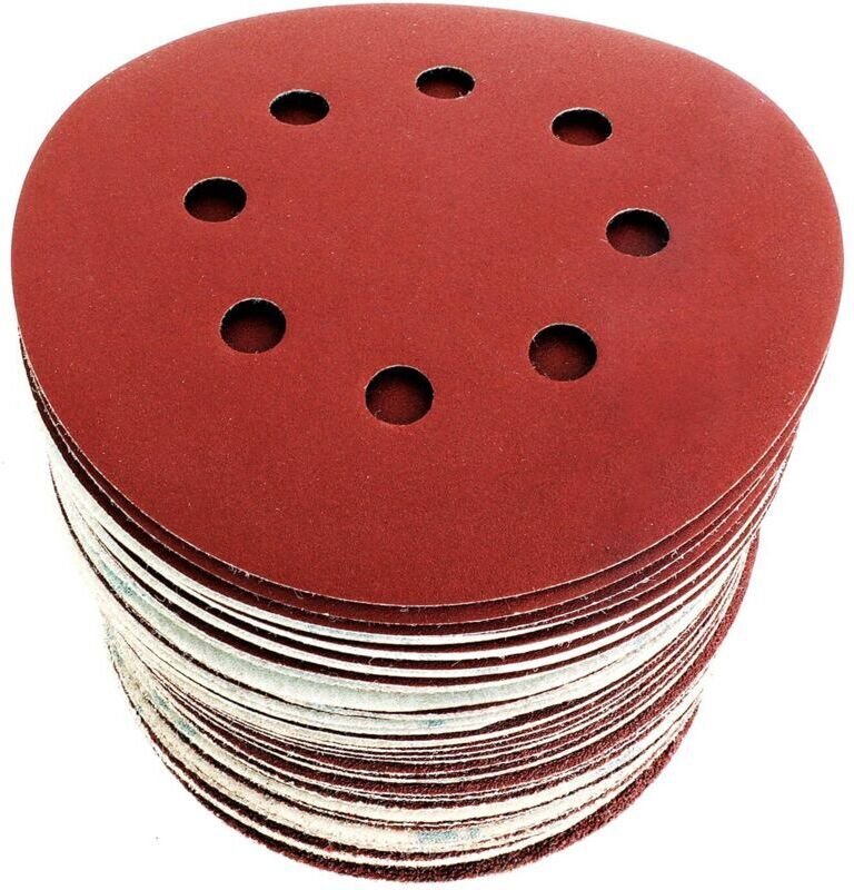 Schleifscheiben 125 mm Schleifpapier für Bosch Dewalt Einhell Schleifmaschinen - 60 Scheiben: P40/P60/P80/P120/P180/P240...