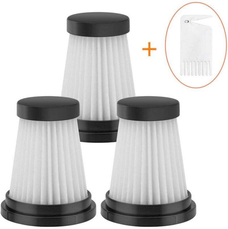 Vtizikl 3 filtres + 1 brosse de nettoyage compatibles avec les aspirateurs sans fil Moosoo K12 K12 PRO K13, accessoires ...