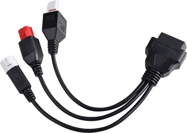 Motorrad für 3Pin 4Pin und 6Pin OBD2 Diagnose-Anschlusskabel OBD-VerläNgerungskabel