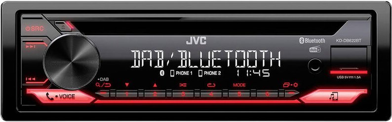 JVC - KD-DB622BT 1-DIN CD-Receiver