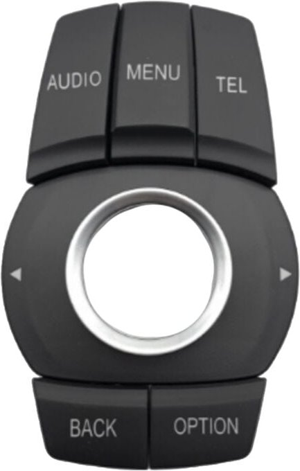 Tlily - 65829381678 Auto-Zentralsteuerungs-Multimedia-Controller-Taste für 1 2 3 4 Series X1 I3 F20 F22 F45 F31 F48 Schw...