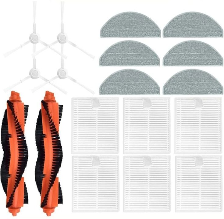 Für Roboter Vakuum E10 E12 B112 Hepa-Filter Mopp Tuch Lumpen Teile