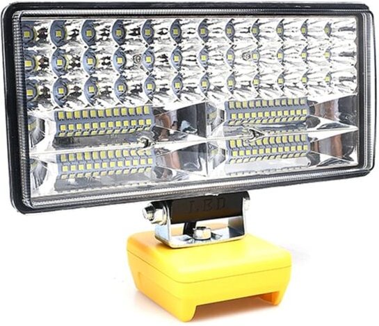 8 Zoll 84LED Arbeitsleuchte Tragbare Akku-Werkzeuglampe Scheinwerfer Notbeleuchtung Taschenlampe für 18V 20V Batterie