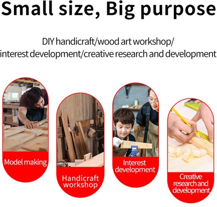 Mini-Tischkreissäge, elektrische kleine Tischsägen, Desktop-Haushalt, DIY-PCB-Modell, Schneidwerkzeug, Holzbearbeitungsd...