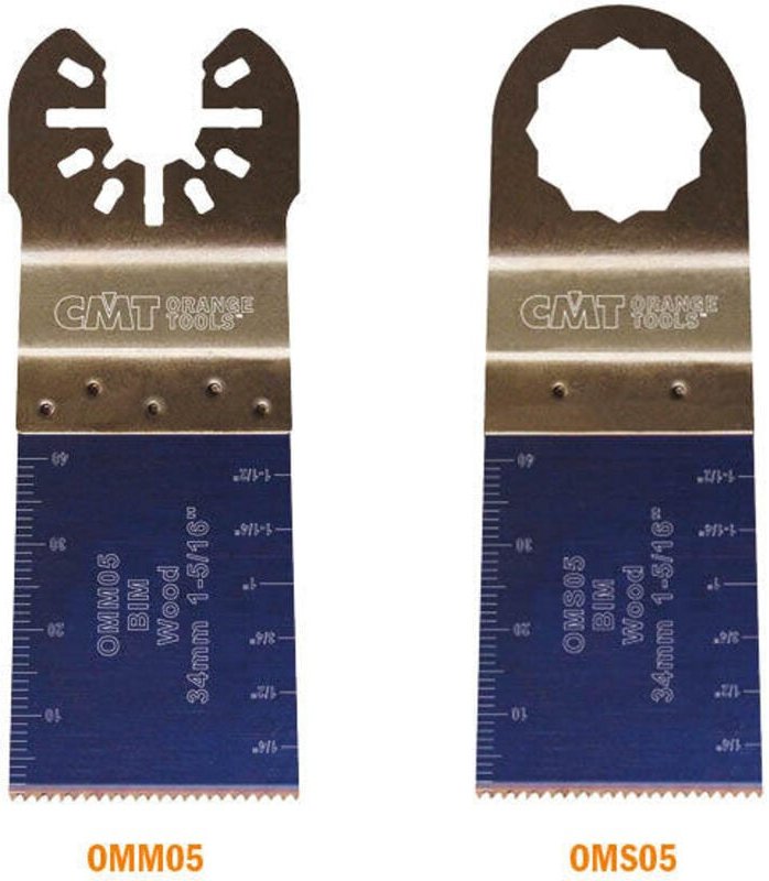 OMM05-X1 BIM HOLZSCHNEIDBLATT 34x40mm 18TPI-U