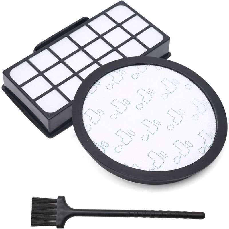 Staubsaugerfilter-Set Zubehör für Ersatzteile (2 Stück mit Bürste)