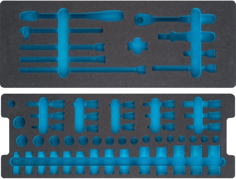 Thumbnail - 2-Komponenten Weichschaumeinlage 163-401L ∙ l x b: 570 mm x 220 mm