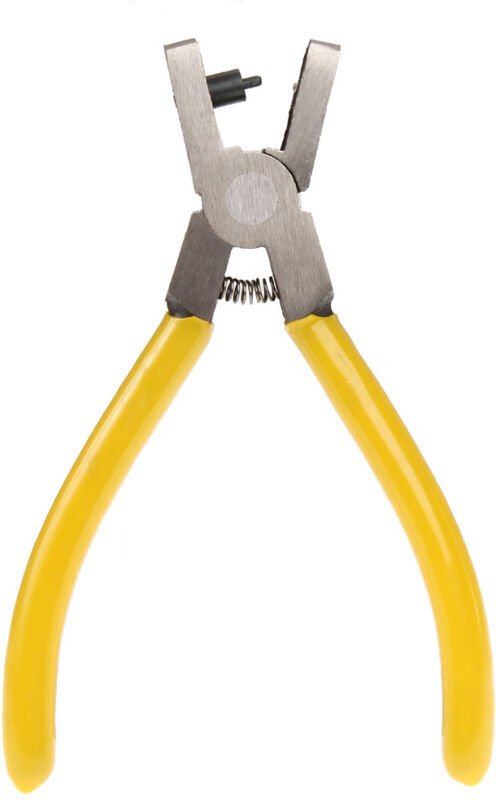 Locher für Uhrenarmbänder – mit gelbem Vinylgriff