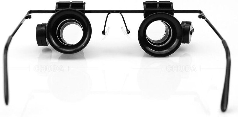 Lupen, professionelle Uhrenreparaturbrillen, 20-fache Vergrößerungslupe, Juwelierwerkzeug, für Schmuckgeschäft, Uhrmache...