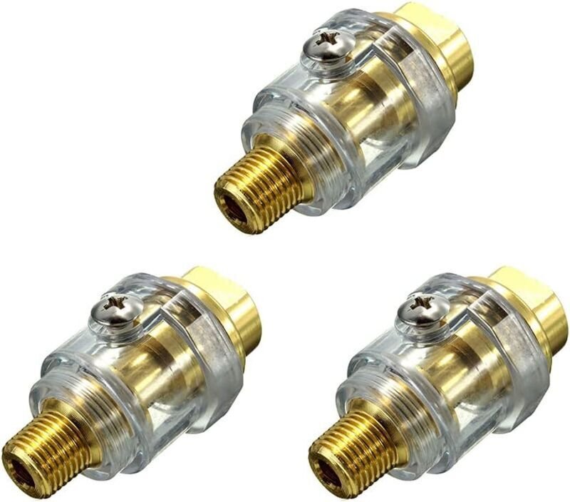 3-teiliger Mini-Schmiernippel, Pneumatikzubehör, pneumatischer Schmiernippel, Inline-Schmiernippel, pneumatischer Maschi...