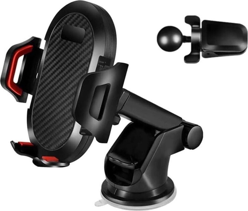 Soporte para teléfono 3 en 1 para coche, soporte para teléfono móvil para salpicadero