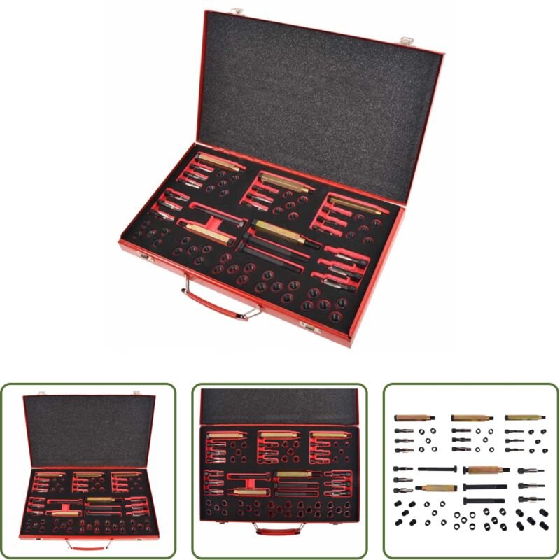 Gewindebohrer - Glühkerzengewinde-Reparaturset 63-tlg. M8 M9 M10 M12