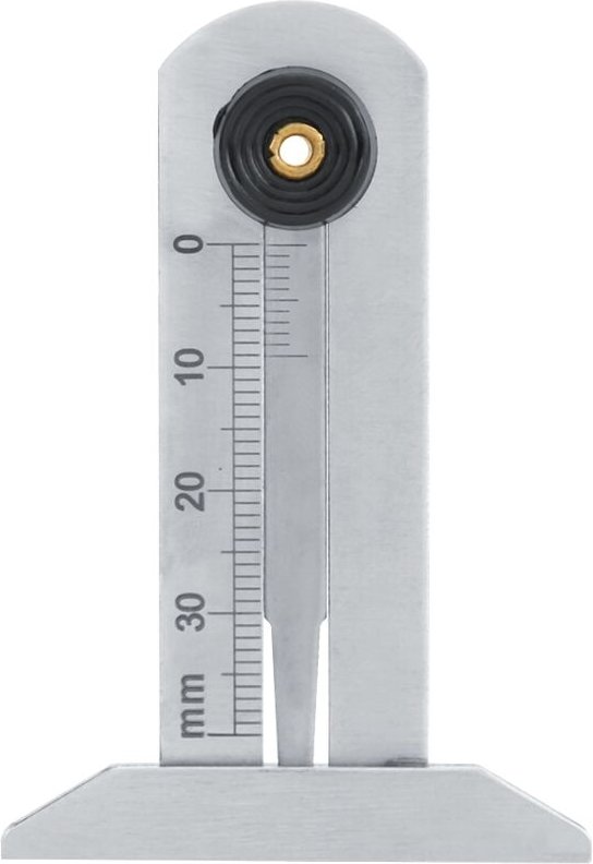 Eosnow Reifenprofiltiefenmessgerät, Edelstahl-Messschieber, Messwerkzeug, 0–30 mm