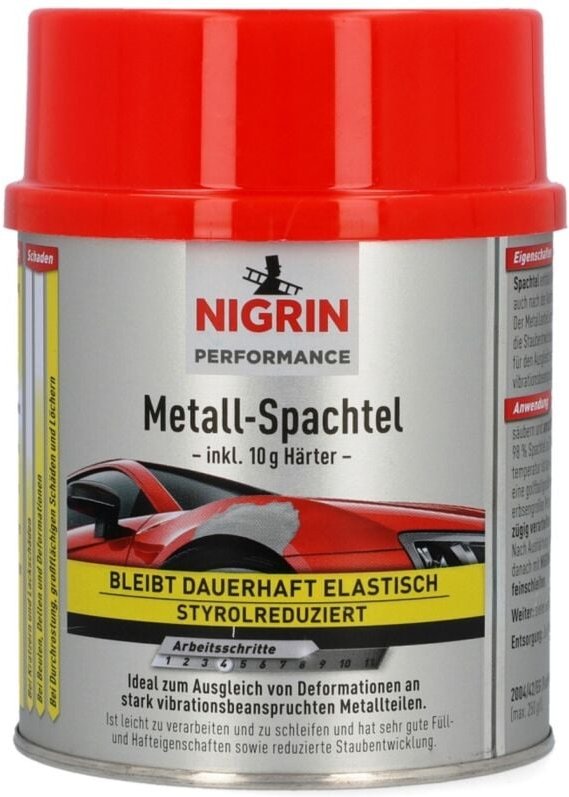 Performance 72116 Metall-Spachtel 500 g - Nigrin