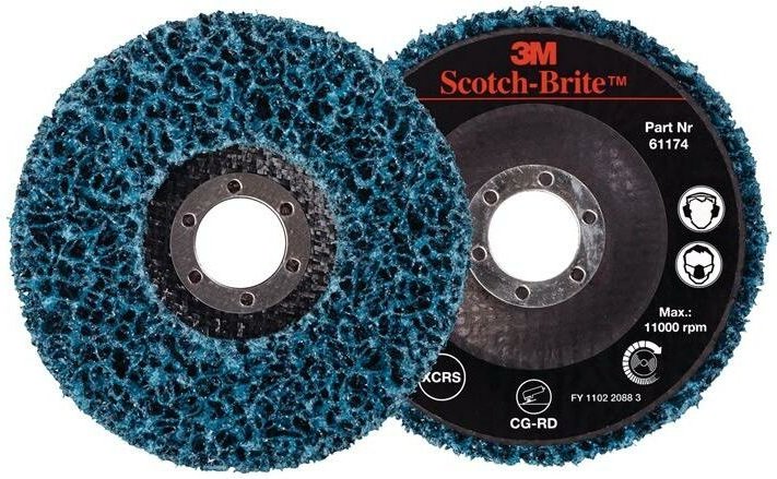 3M - Grobreinigungsscheibe cg-rd Ø115x22mm extra coarse Bohrung 22,23 mm