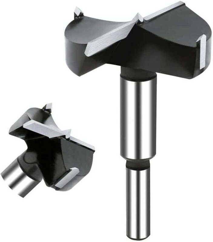 60-mm-Holzbohrer, Hartmetallbohrer für Hartholz, Holzbohrer, Scharnierbohrer, Holzbearbeitungswerkzeugset, Sperrholz, Ku...