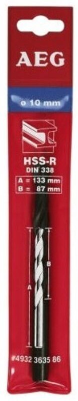 Milwaukee Metallbohrer HSS-R 6,0 mm Schwarz