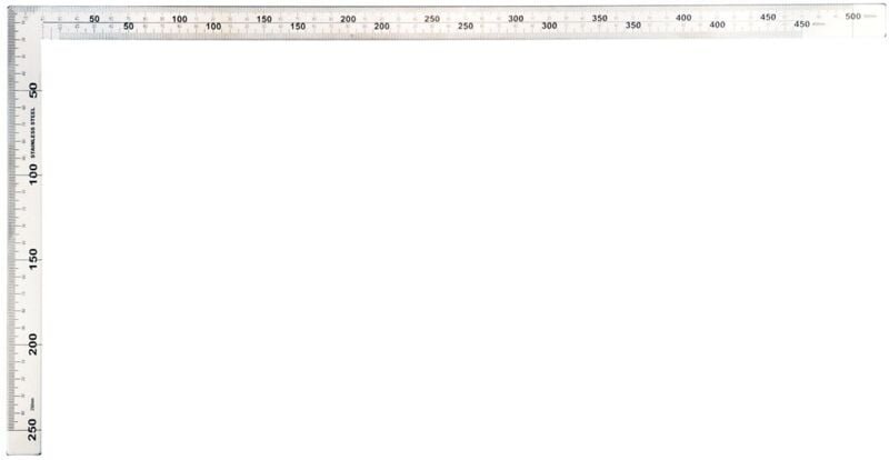 Stahlwinkel 150 x 300 mm Edelstahl YT-7083 Yato