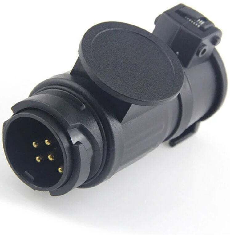 13P auf 7P Anhängeradapter für Standard-Eurostecker LKW-/Wohnwagen-Elektrosteckdose
