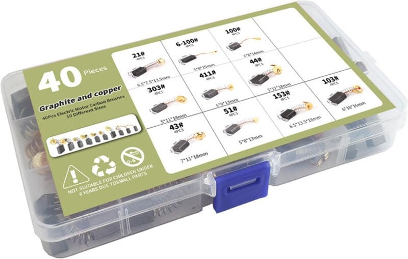 Kohlebürsten für Elektrowerkzeuge, Motorkohlebürsten, Ersatzkohlebürsten, Kohlebürsten für Schleifmaschinen, geeignet fü...