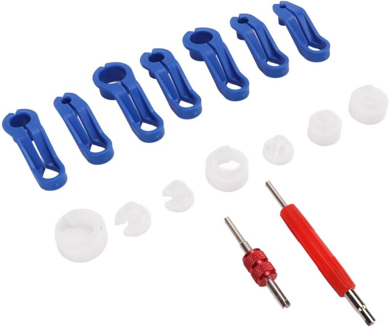 CFTGIW 16-teiliges Handwerkzeug-Set: Werkzeug zum Ausbau der Kraftstoffleitung, Schnellkupplungssatz für die Ölkühlerlei...