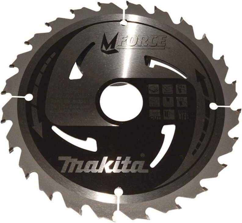 Kreissägeblatt m-force 170/30 mm, 24 Zähne, 1,2 mm, Holz - Makita