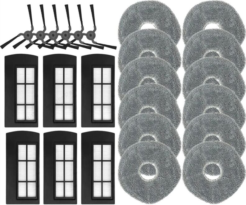 Für X9 Pro Ersatz-Seitenbürsten-HEPA-Filter
