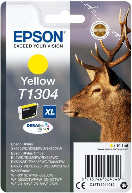Epson Stag T1304 Druckerpatrone 1 Stück(e) Original Gelb