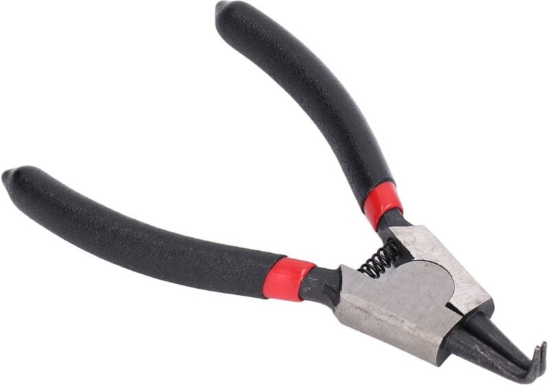 Sicherungsringzange mit 90°-Winkelbacken, Sicherungsringzange aus Kohlenstoffstahl, 5-Zoll-Handreparaturwerkzeug