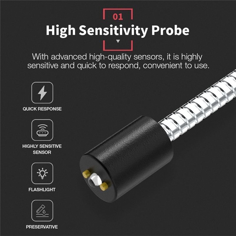 KINGBOLEN BF100 Auto-Bremsflüssigkeitstester, 12 V, Auto-Bremsöl-Werkzeug, Unterstützt DOT3, DOT4, DOT5.1 mit LED-Anzeig...