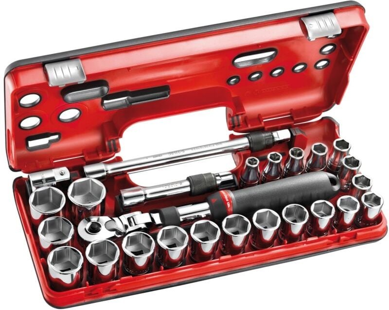 FACOM Steckschlüssel-Set 1/2 D-Box, 21-tlg., Art.Nr. SXL.DBOX3PB