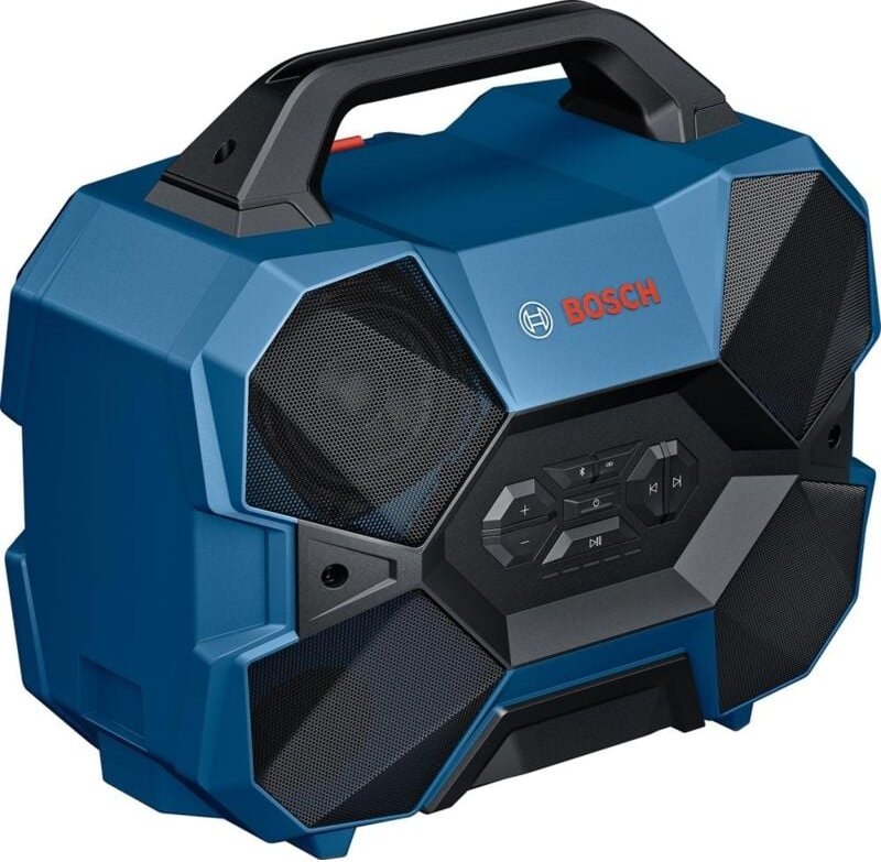 Bosch Akku-Baustellen-Lautsprecher gpb 18V-6 c mit Bluetooth ohne Akku und Lader