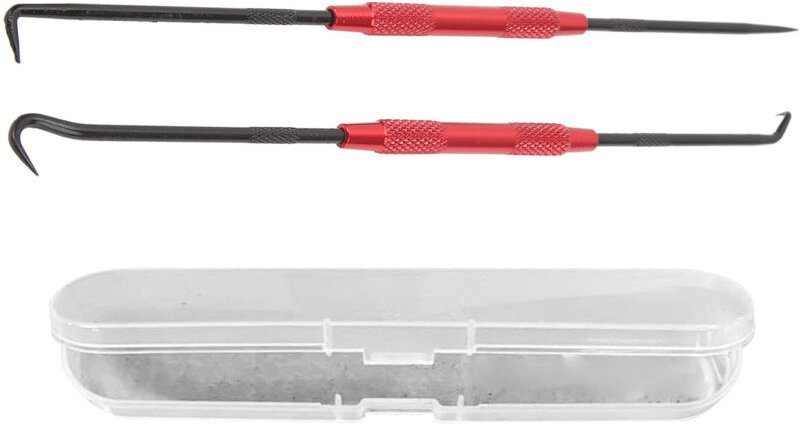 FOREHILL O-Ring-Auszieher aus Kohlenstoffstahl, 2er-Pack, griffig, effizient und schnell, Werkzeug zum Entfernen von Öld...