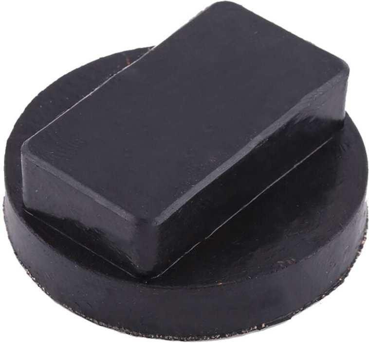 Gummierte Wagenheberauflage, Metall-Wagenheberpunktschutz, robust, einfach zu bedienen, geeignet für die meisten Modelle...