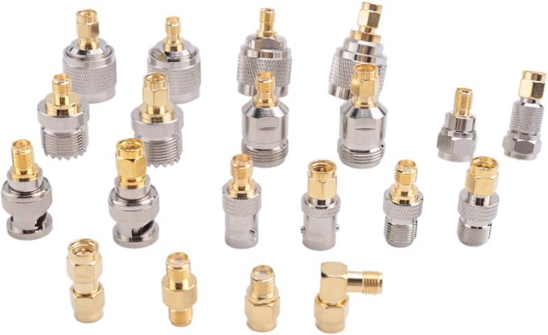 Tlily - sma auf bnc nf Kit Anschlüsse Typ uhf Adapter 20, Weiblich,