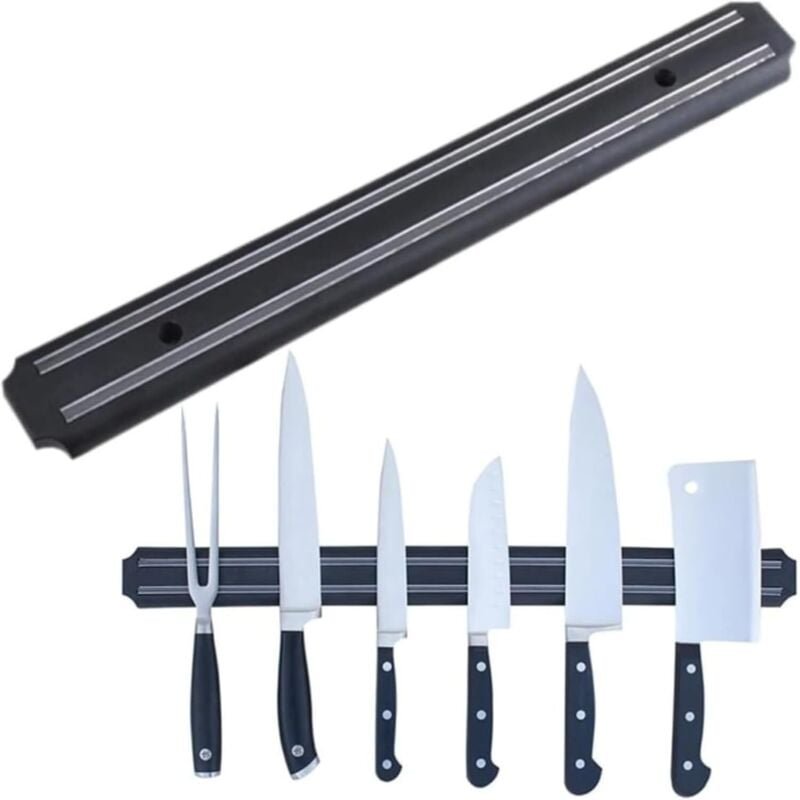 33 cm Magnetischer Messerhalter – Magnetischer Wandhalter aus Metall für Messer und Küchenutensilien, platzsparende Aufb...