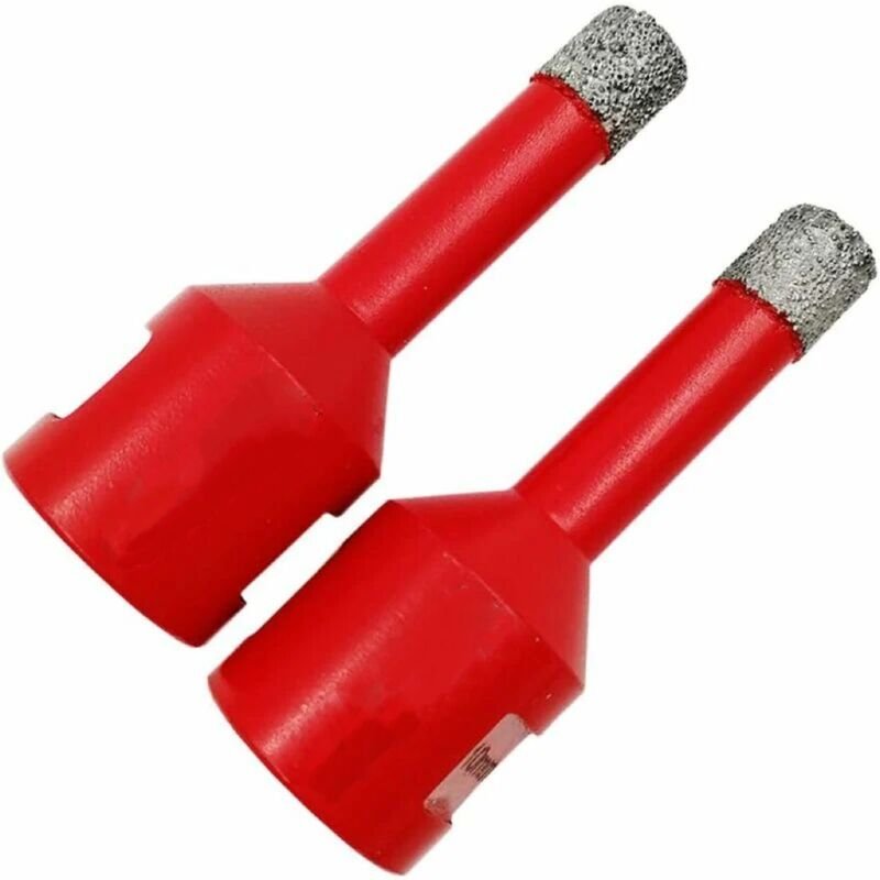 2 Stücke 10mm Diamant Bohrer Kernbohrer mit M14 Gewinde für Trockenbohren Porzellan Fliesen Granit Marmor